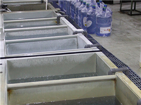 Chemical gold plating line